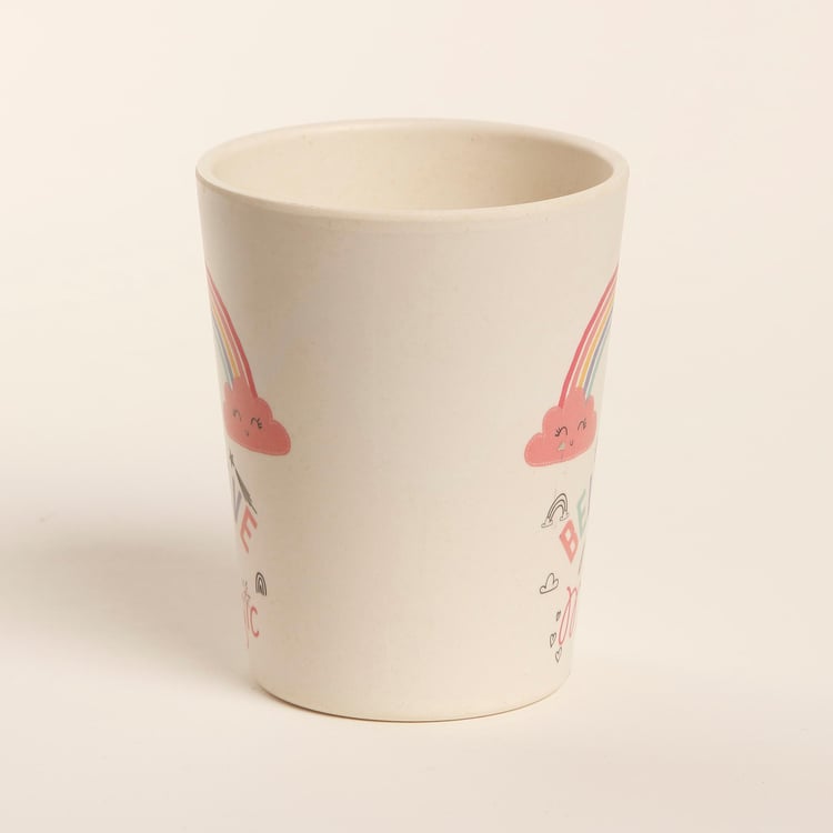 Wonderland Juven Printed Bamboo Fibre Kids Dinner Set - 5Pcs