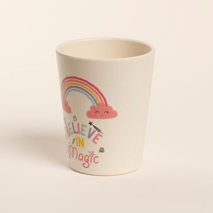 Wonderland Juven Printed Bamboo Fibre Kids Dinner Set - 5Pcs