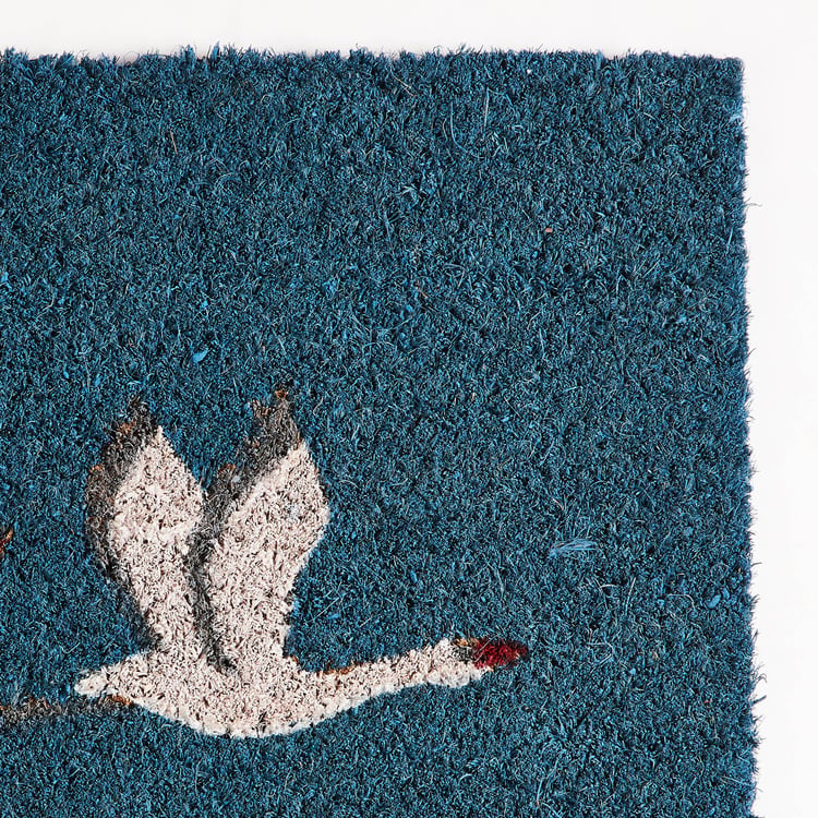 Corsica Birds Coir Printed Doormat - 40x60cm