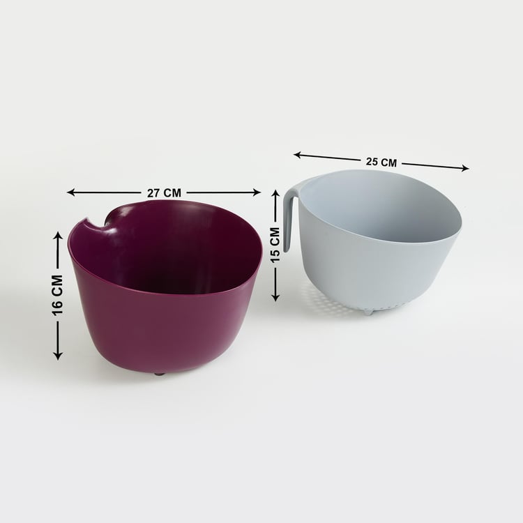 Colour Connect Colander and Mixing Bowl Set