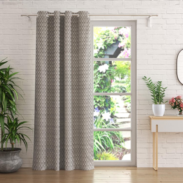 Calamus Jacquard Blackout Door Curtain