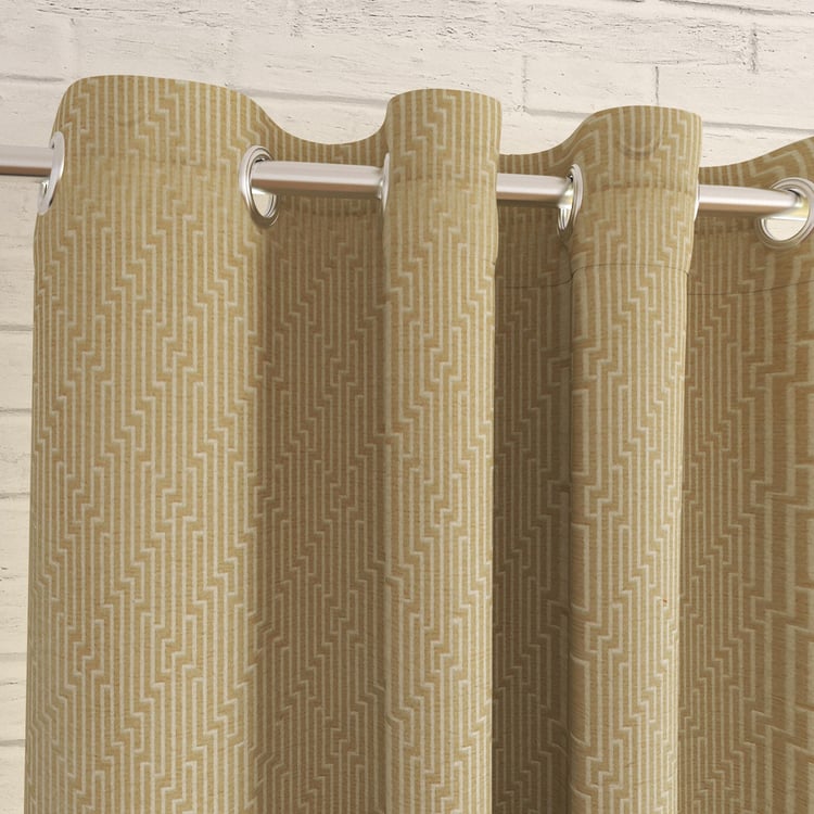 Calamus Jacquard Blackout Door Curtain