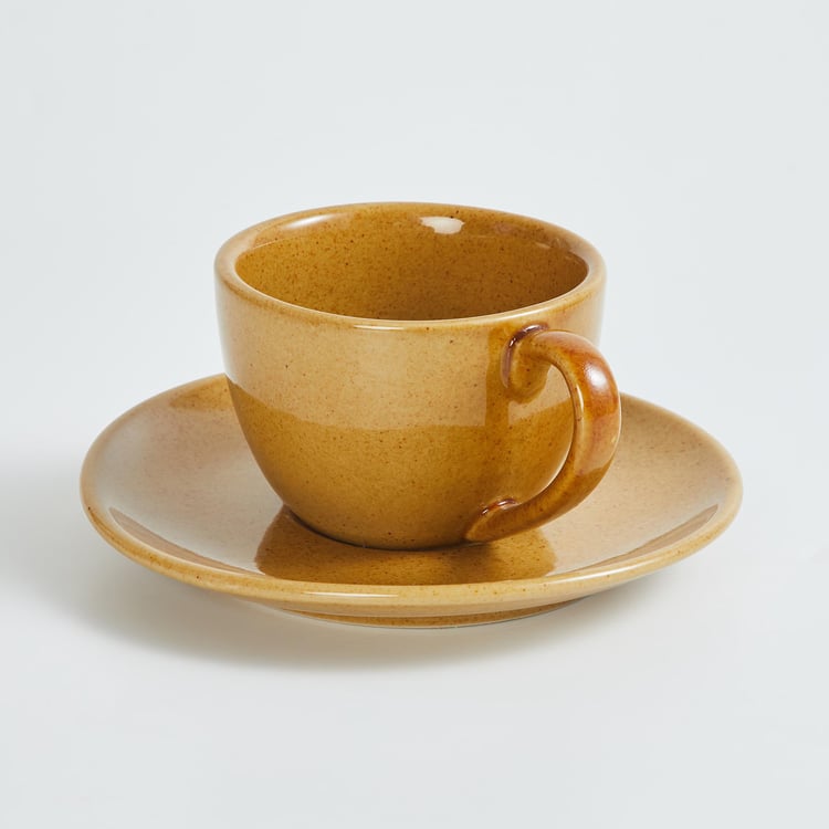 Mirage Stoneware Cup and Saucer - 200ml