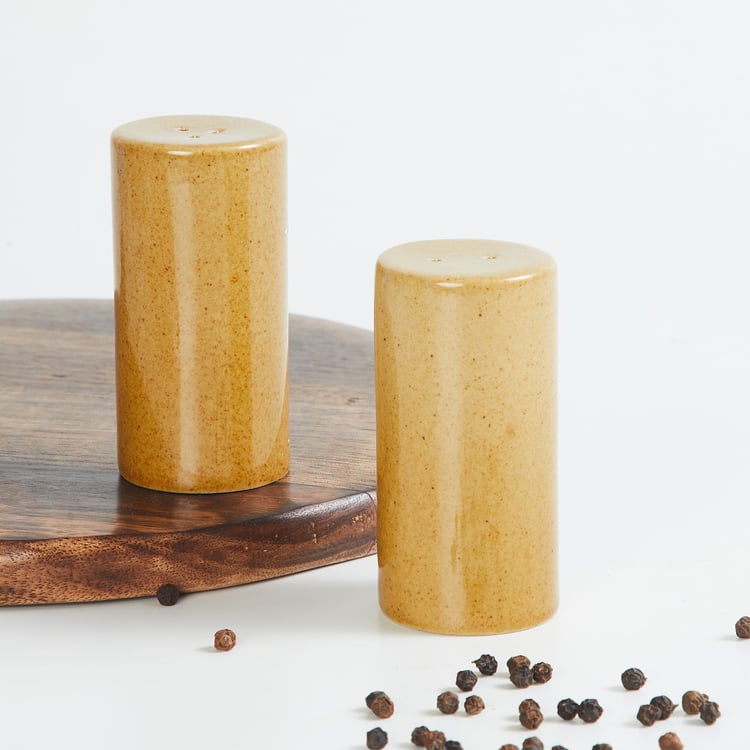 Mirage Set of 2 Stoneware Salt and Pepper Shakers - 50gm