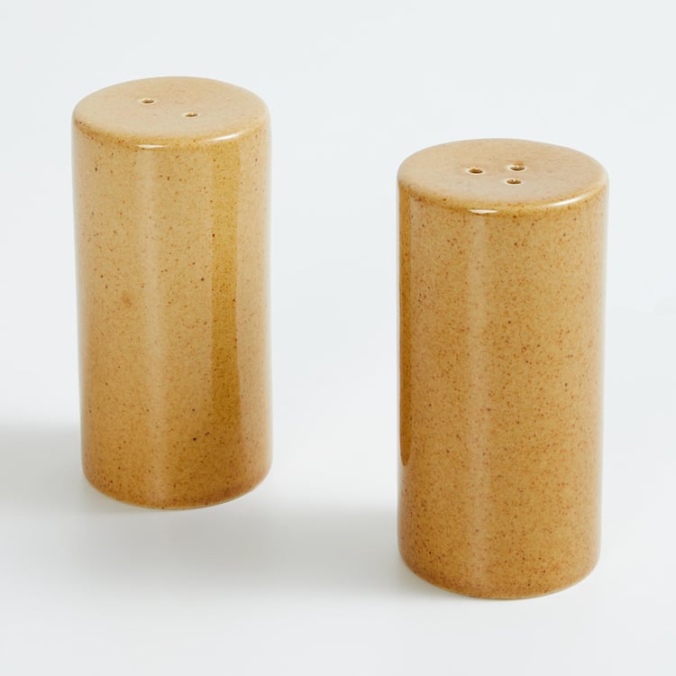 Mirage Set of 2 Stoneware Salt and Pepper Shakers - 50gm