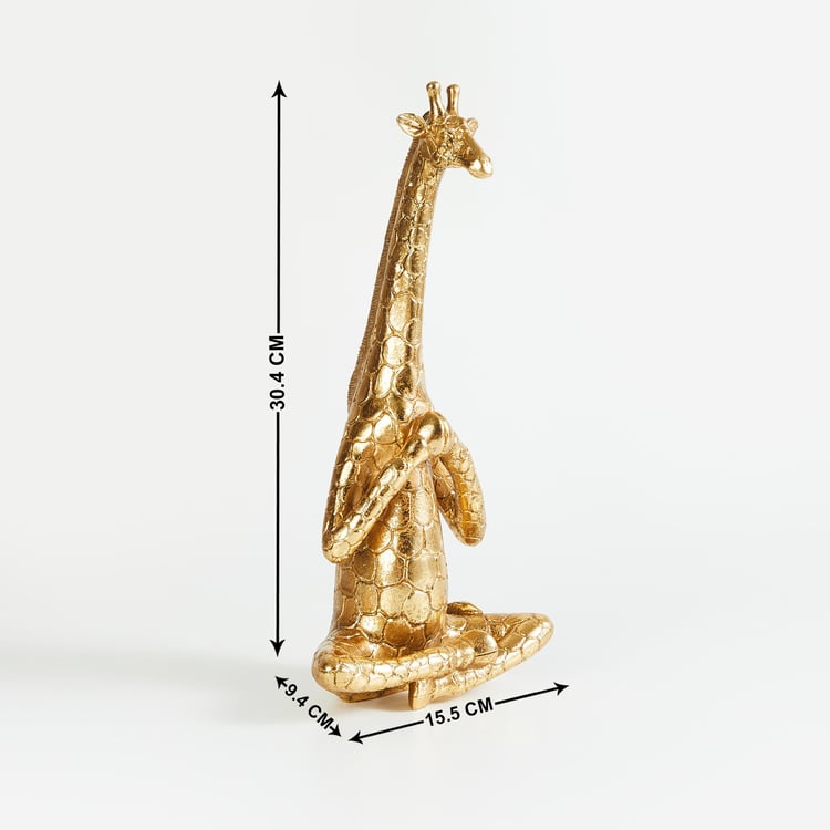 Splendid Polyresin Giraffe Figurine