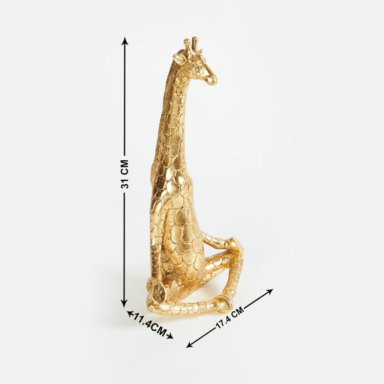 Splendid Polyresin Giraffe Figurine