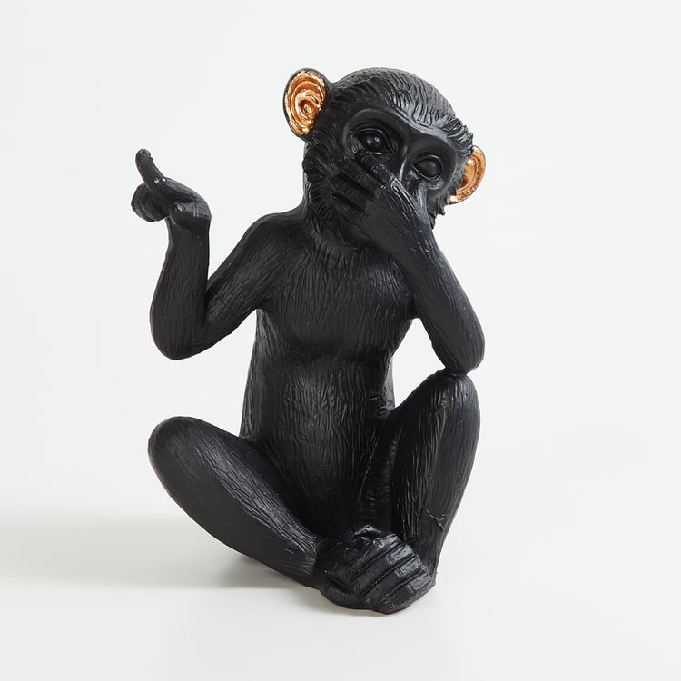 Splendid Polyresin Monkey Figurine