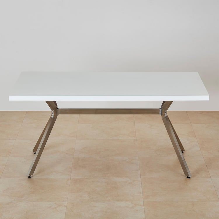 Mandalay 6-Seater Dining Table - White