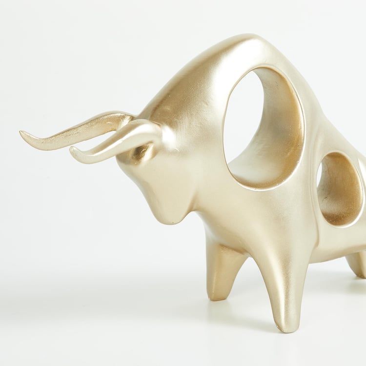 Magnus Set of 2 Ceramic Bull Figurines