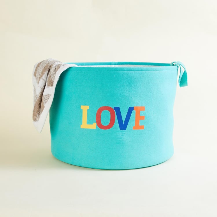 Glance Cotton Laundry Basket