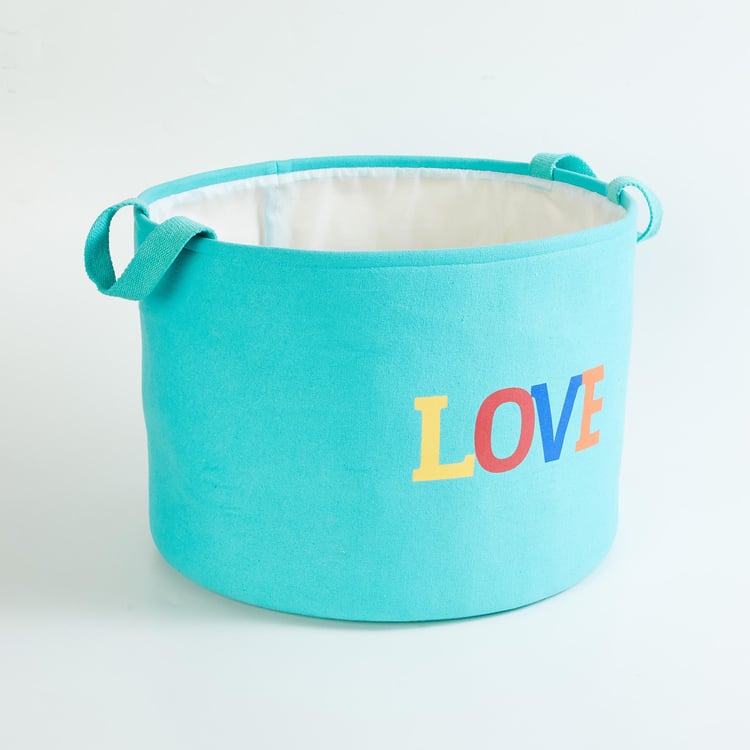 Glance Cotton Laundry Basket