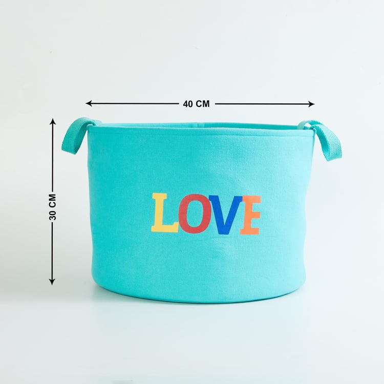 Glance Cotton Laundry Basket