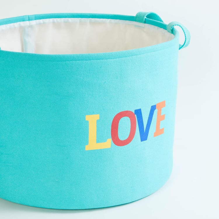 Glance Cotton Laundry Basket