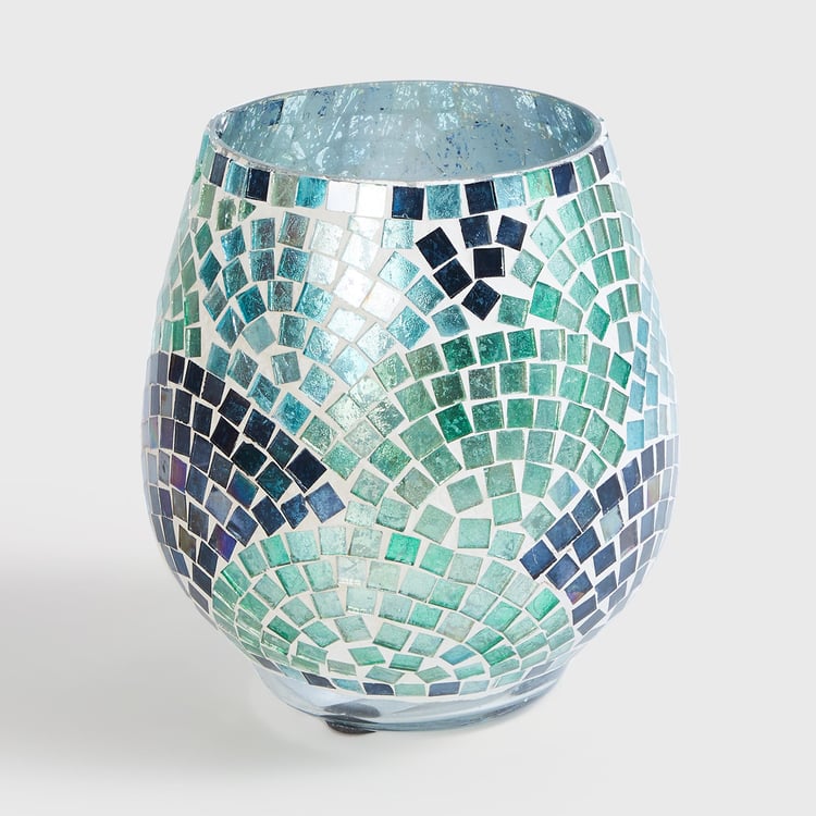Fiesta Mable Glass Mosaic Vase