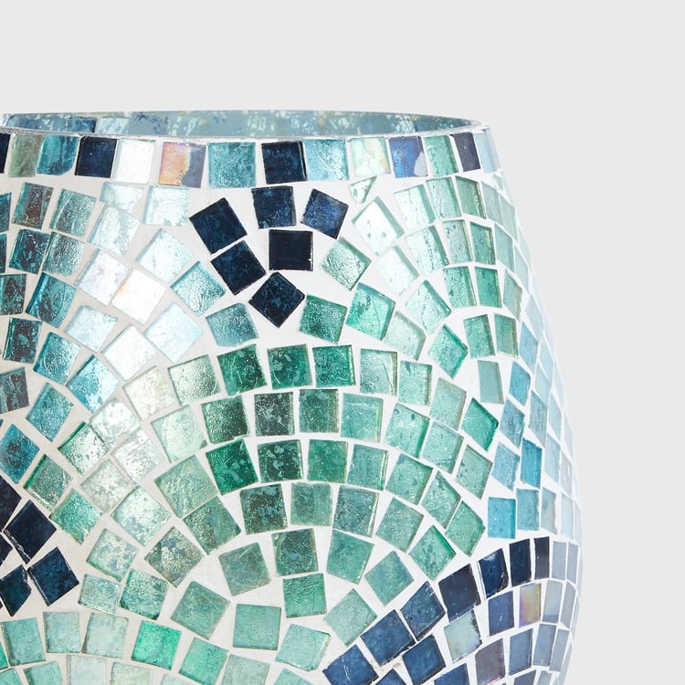 Fiesta Mable Glass Mosaic Vase