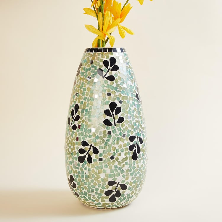 Buy Fiesta Mable Glass Mosaic Tall Vase from Home Centre at just INR 1799.0