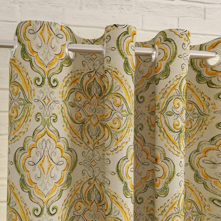 Mellow Printed Room Darkening Door Curtain