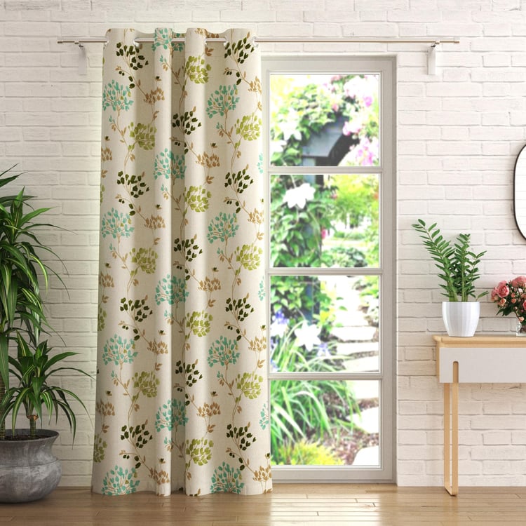 Mellow Printed Room Darkening Door Curtain