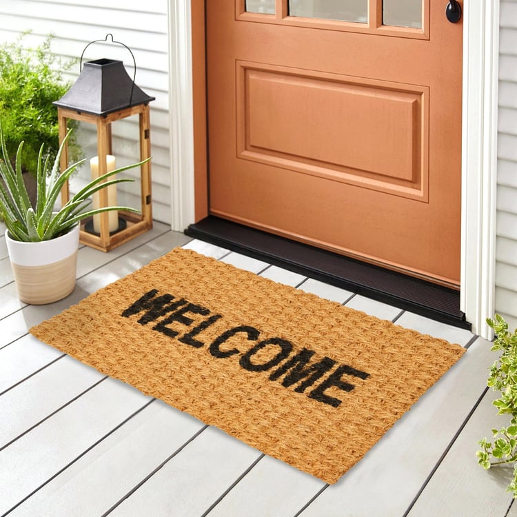 Freda Alanna Welcome Coir Doormat - 60x40cm