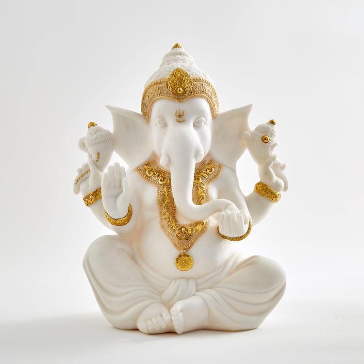 Dhayana Polyresin Ganesha Figurine