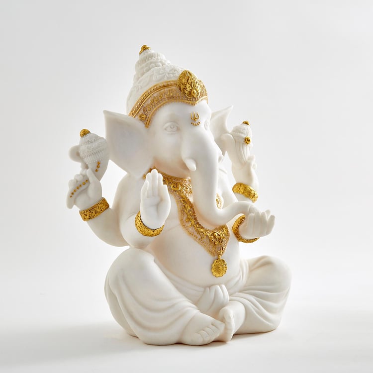 Dhayana Polyresin Ganesha Figurine