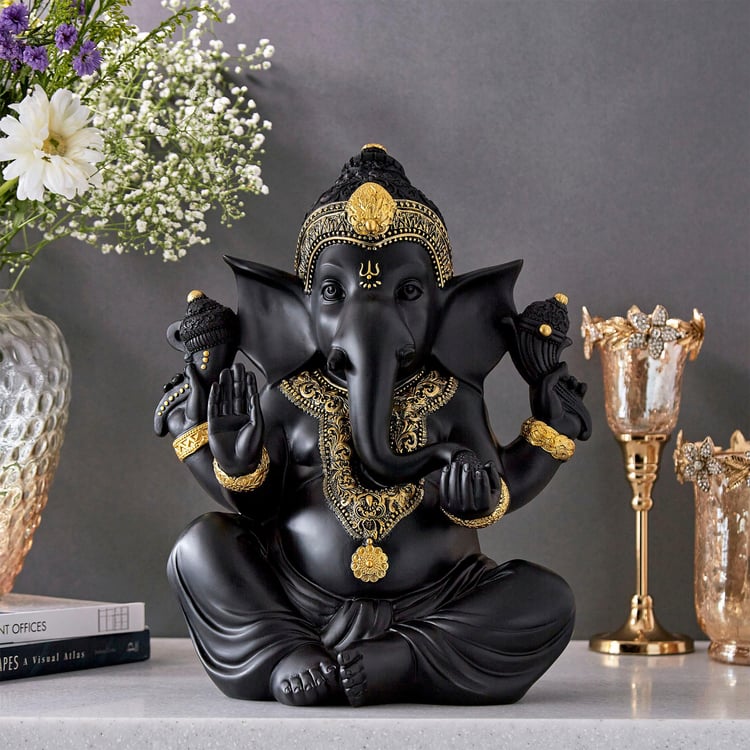 Dhayana Polyresin Ganesha Figurine