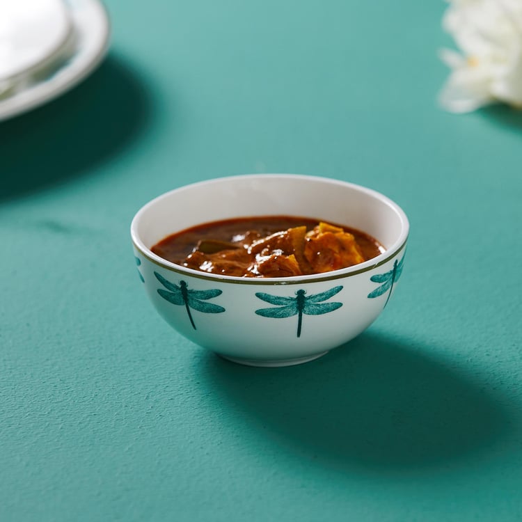 Corsica Dragonfly Bone China Katori - 240ml