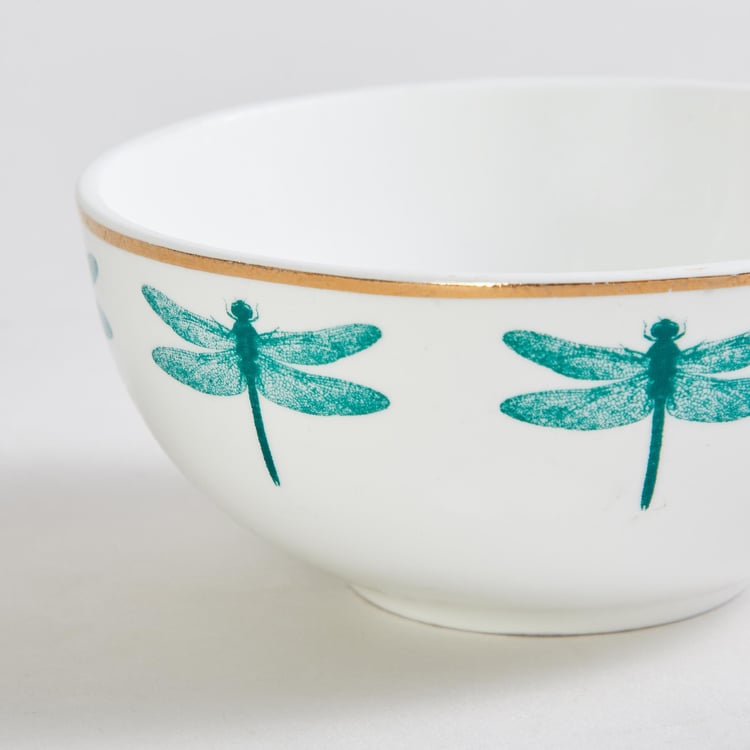 Corsica Dragonfly Bone China Katori - 240ml