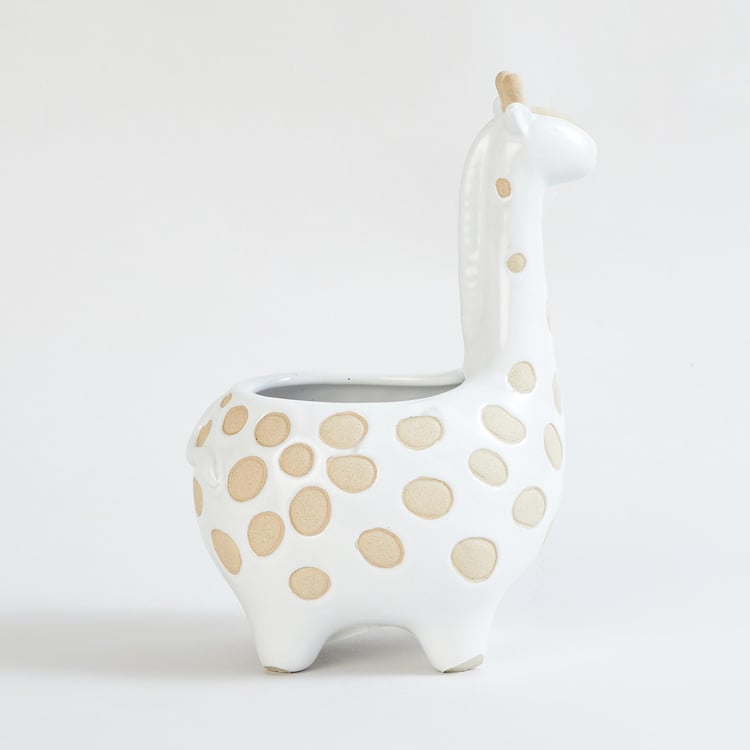 Soil Mates Ceramic Giraffe Planter