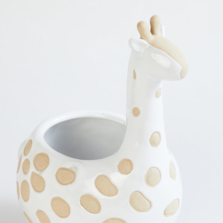 Soil Mates Ceramic Giraffe Planter