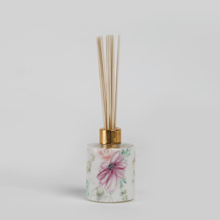 Moksha Decor Glass Reed Diffuser Set