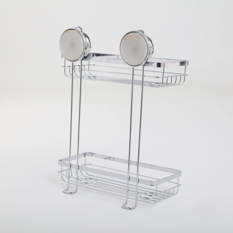 Orion Lincoln Steel Corner Shower Caddy with Suction Cups