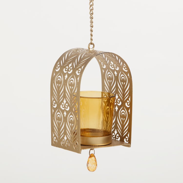 Vrindawan Metal Hanging T-Light Holder