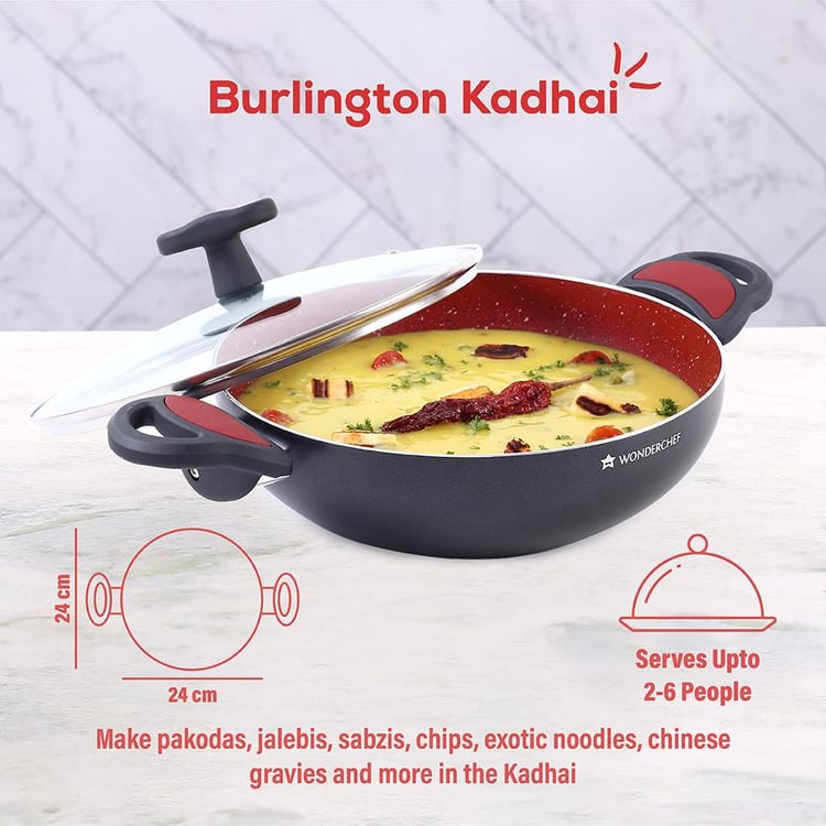 WONDERCHEF Burlington 3Pcs Aluminium Non-Stick Cookware Set