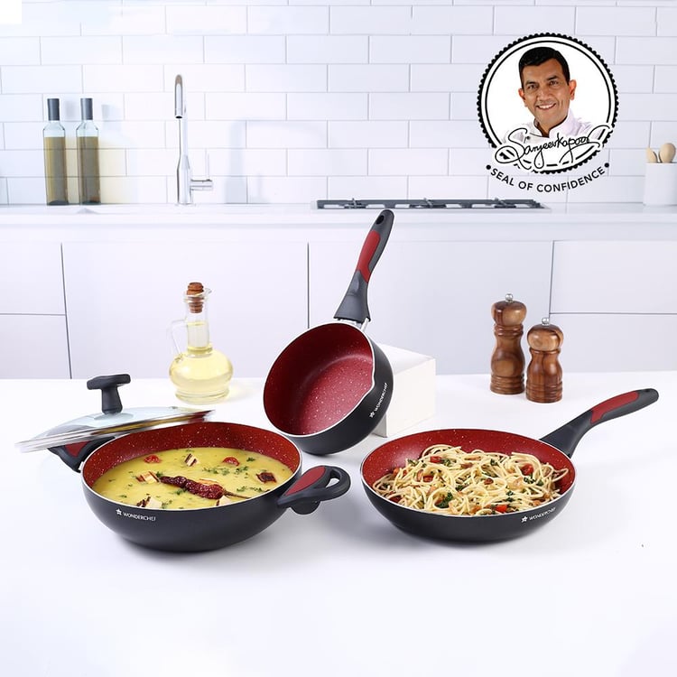 WONDERCHEF Burlington 3Pcs Aluminium Non-Stick Cookware Set