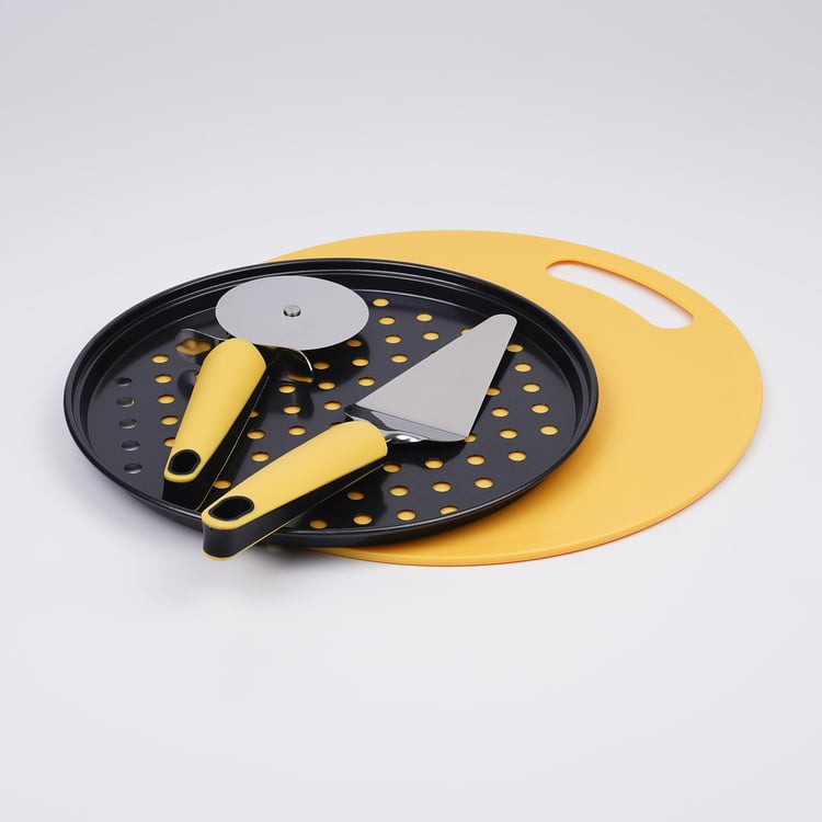 Wonderland Set of 4 Stainless Steel Pizza Cooking Set