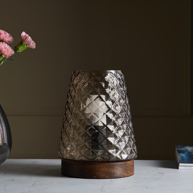 Corsica Fest Embossed Glass Table Lamp