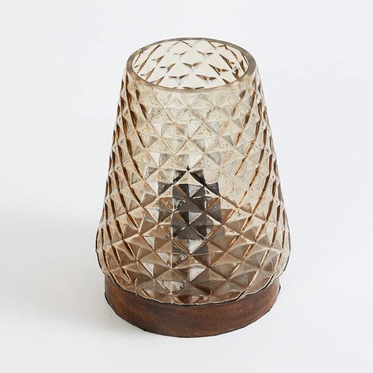 Corsica Fest Embossed Glass Table Lamp