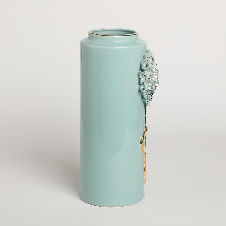 Moksha Decor Ceramic Cylindrical Vase