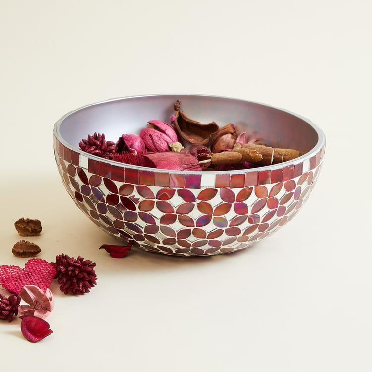 Corsica Glass Mosaic Potpourri Bowl