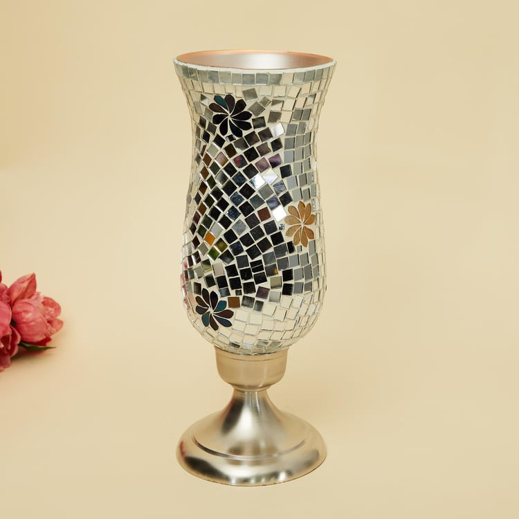 Corsica Glass Hurricane Candle Holder