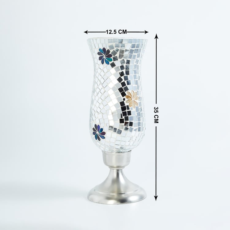 Corsica Glass Hurricane Candle Holder