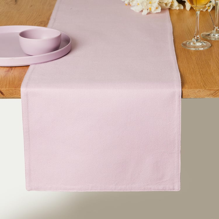 Soulful Pastels Cotton Textured Table Runner