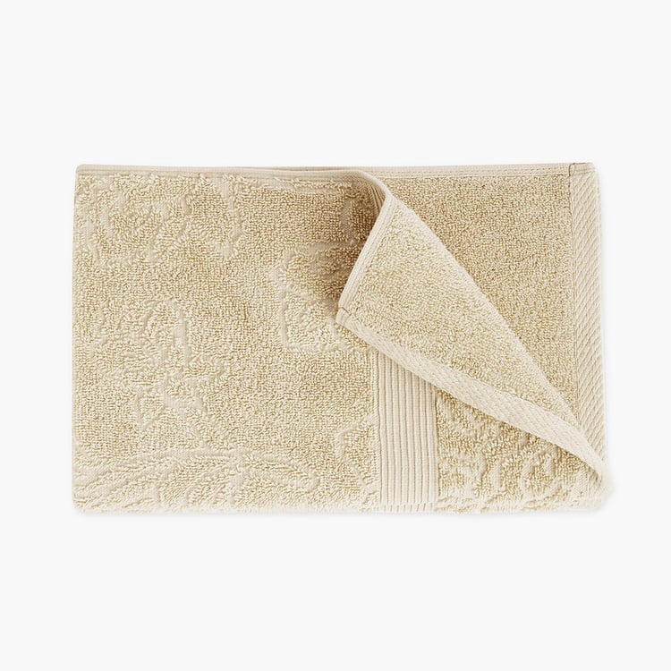 SPACES Rk Home Cotton Hand Towel, Beige - 40x60cm