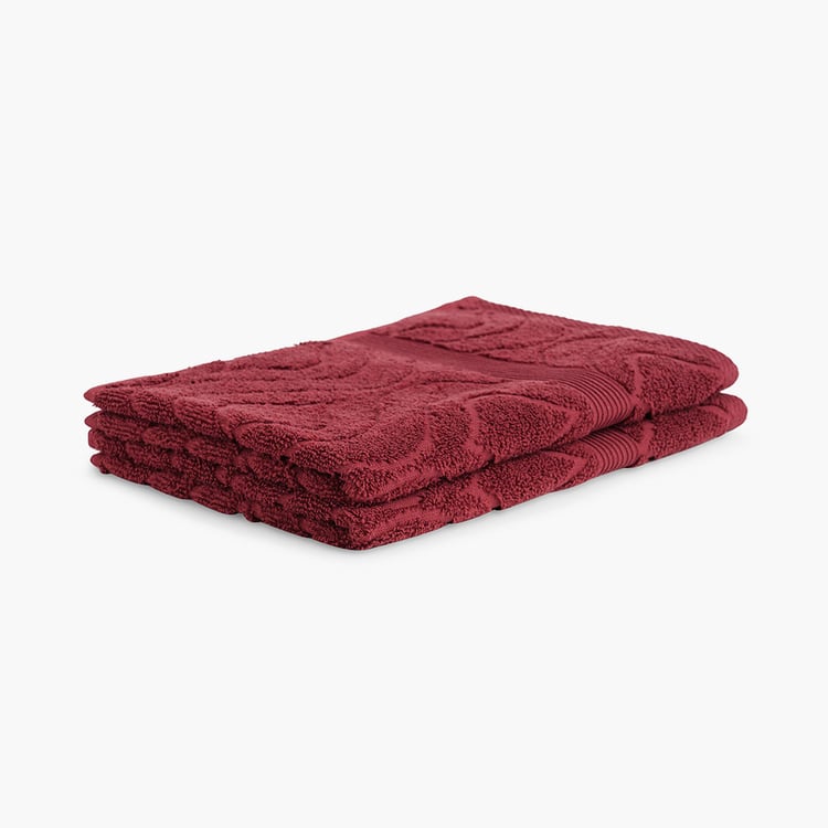 SPACES RK Home Cotton Hand Towel, Red - 40x60cm