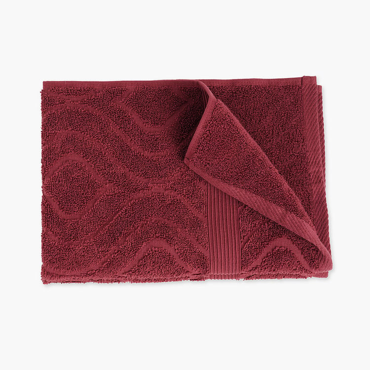 SPACES RK Home Cotton Hand Towel, Red - 40x60cm