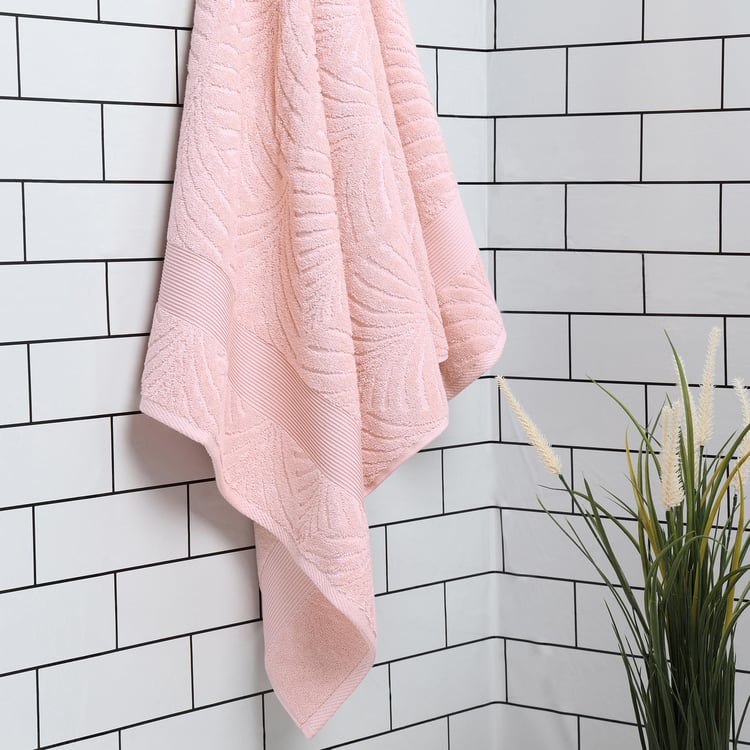 SPACES RK Home Cotton Bath Towel, Pink - 76x150cm