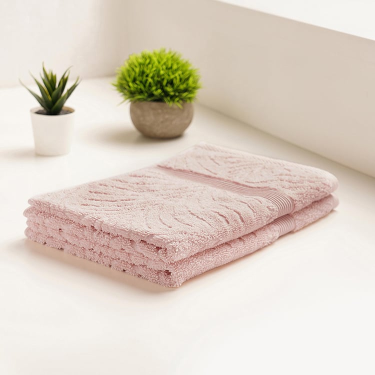 SPACES RK Home Cotton Hand Towel, Pink - 40x60cm