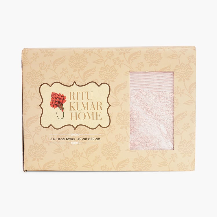 SPACES RK Home Cotton Hand Towel, Pink - 40x60cm